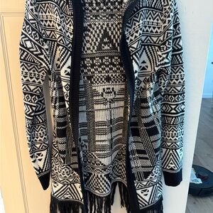 Almost Famous Monochrome Knit Cardigan